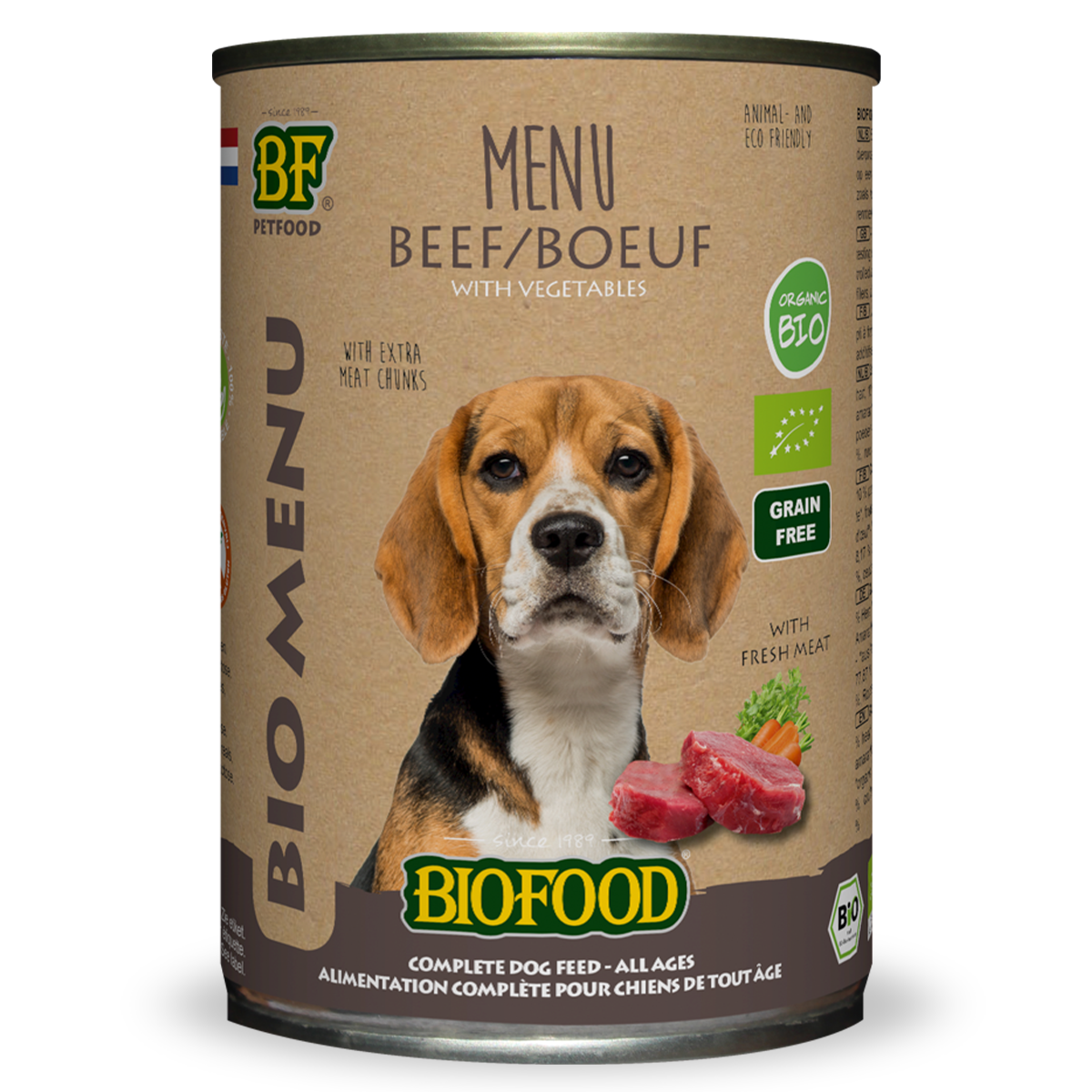 BIOFOOD Organic Beef - Menu