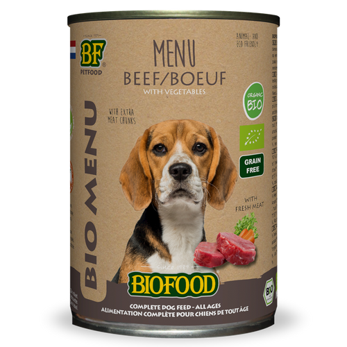 BIOFOOD Organic Beef - Menu