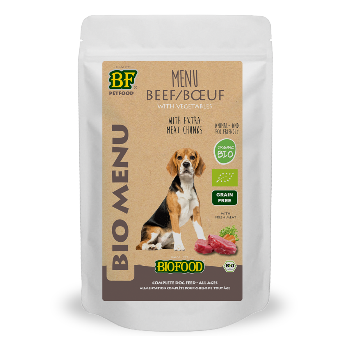 BIOFOOD Organic Beef - Menu