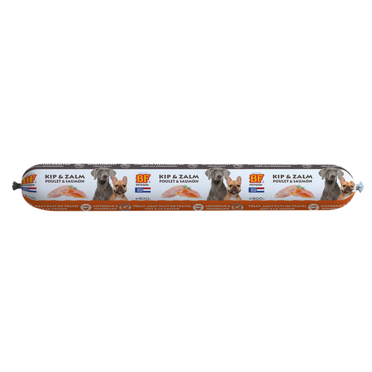 Complete meat food Chicken/Salmon 800g